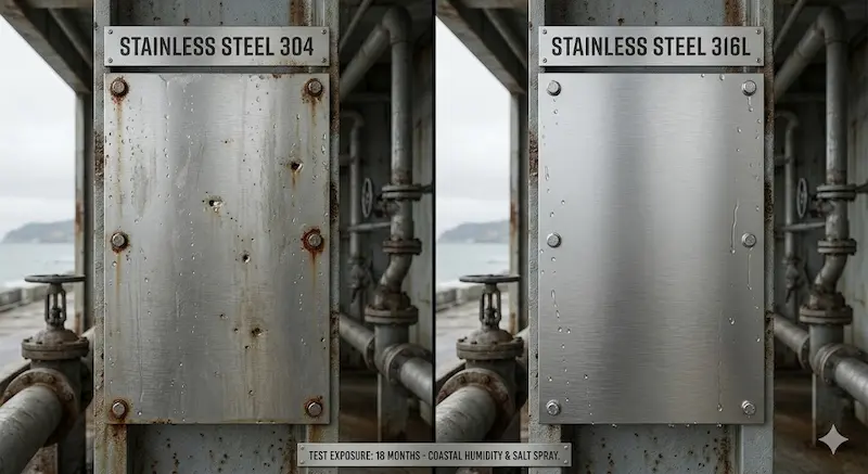 Hình ảnh giới thiệu về Inox 316l và 304