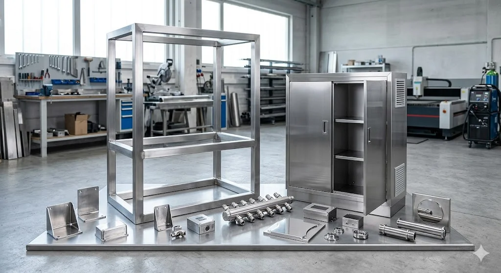 Ứng dụng inox gia công