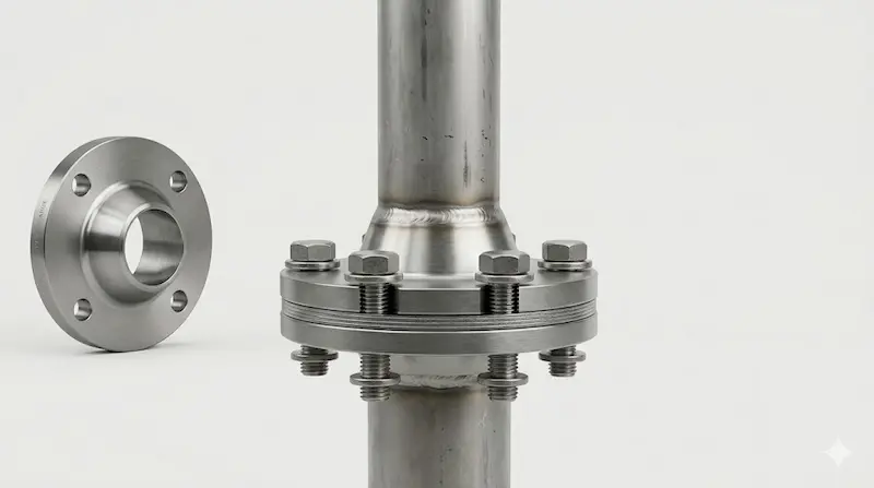 Hình ảnh lắp mặt bích