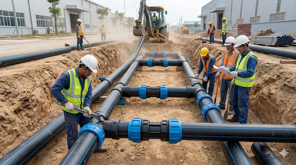 Thông số Măng xông nối ống hdpe