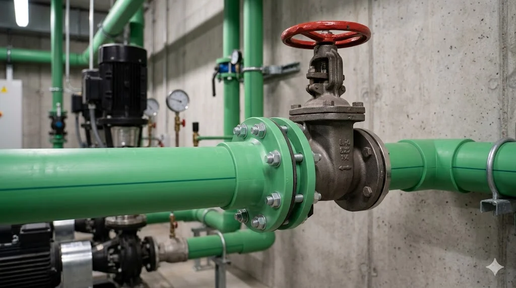 Ứng dụng mặt bích ppr 90