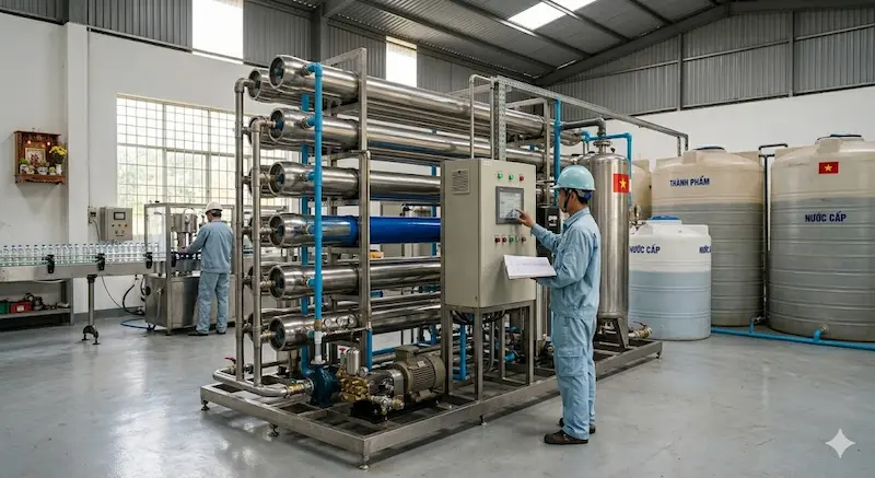 Cách vận hành máy sản xuất nước