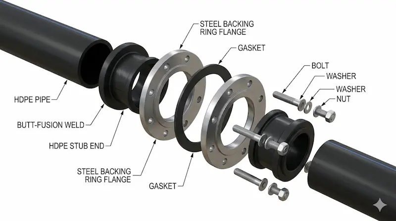 Thông số kỹ thuật cần quan tâm khi nối mặt bích