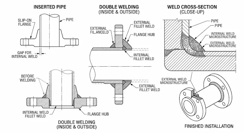 Thông số Slip on flange ansi b16 5 class 150