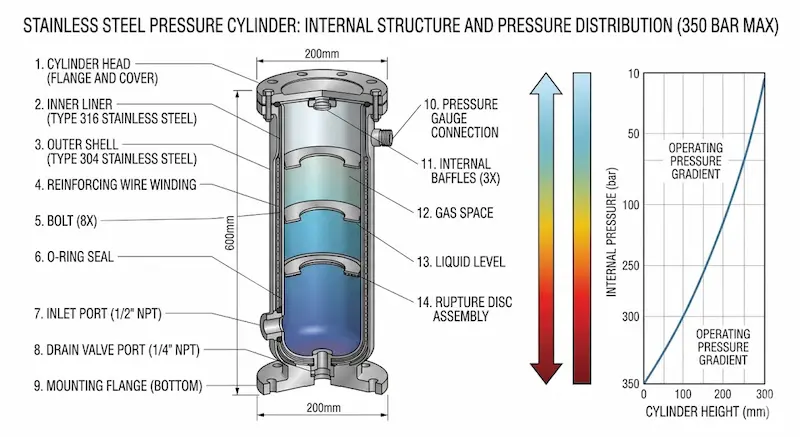Phân loại Stainless steel cylinder