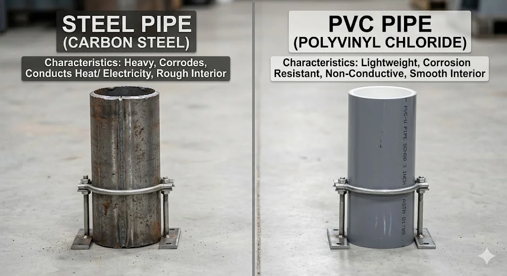 Ứng dụng Steel pvc pipe