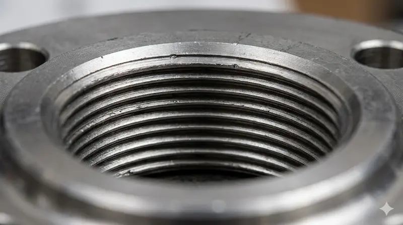 Phân tích Steel threaded flange