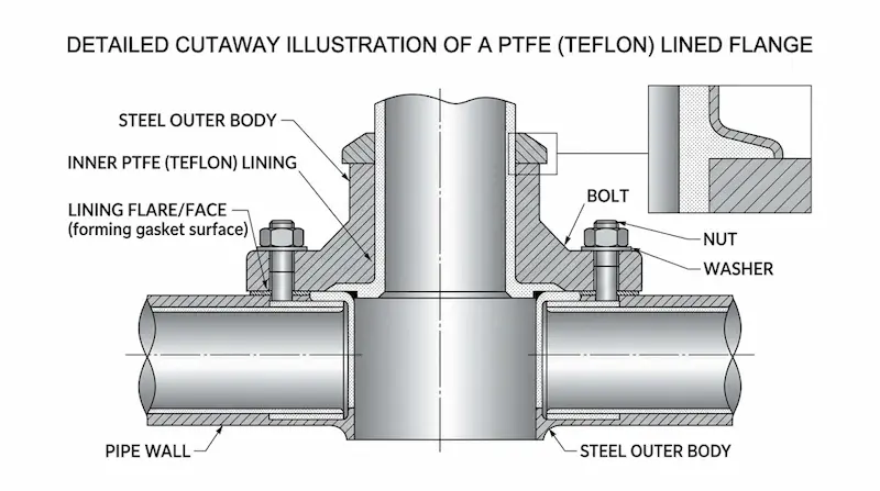 Giới thiệu về thông số Teflon flange