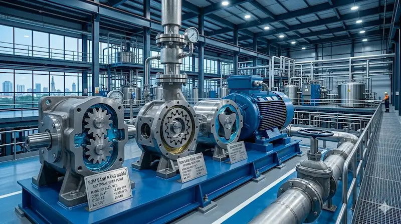 Giới thiệu chi tiết về các loại bơm