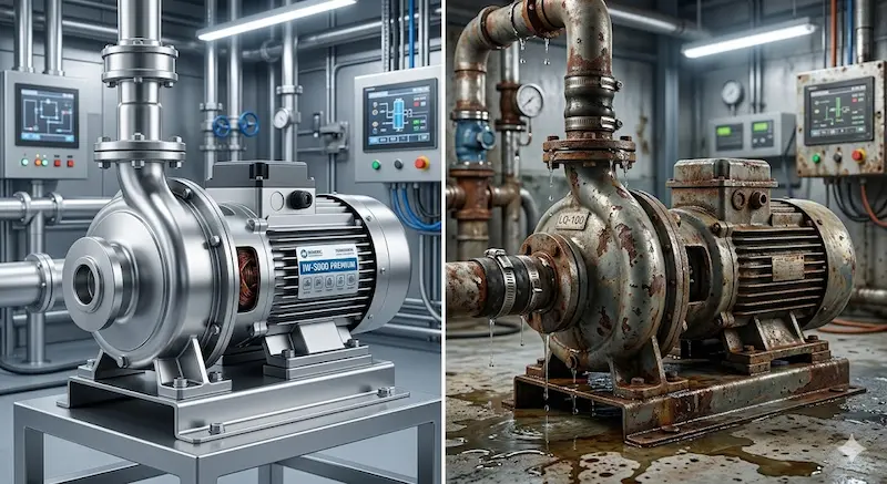 Nguyên lí hoạt động của máy bơm nước nhập khẩu