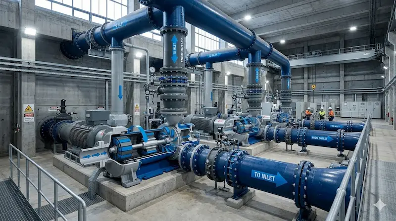 Nguyên lí hoạt động của máy bơm