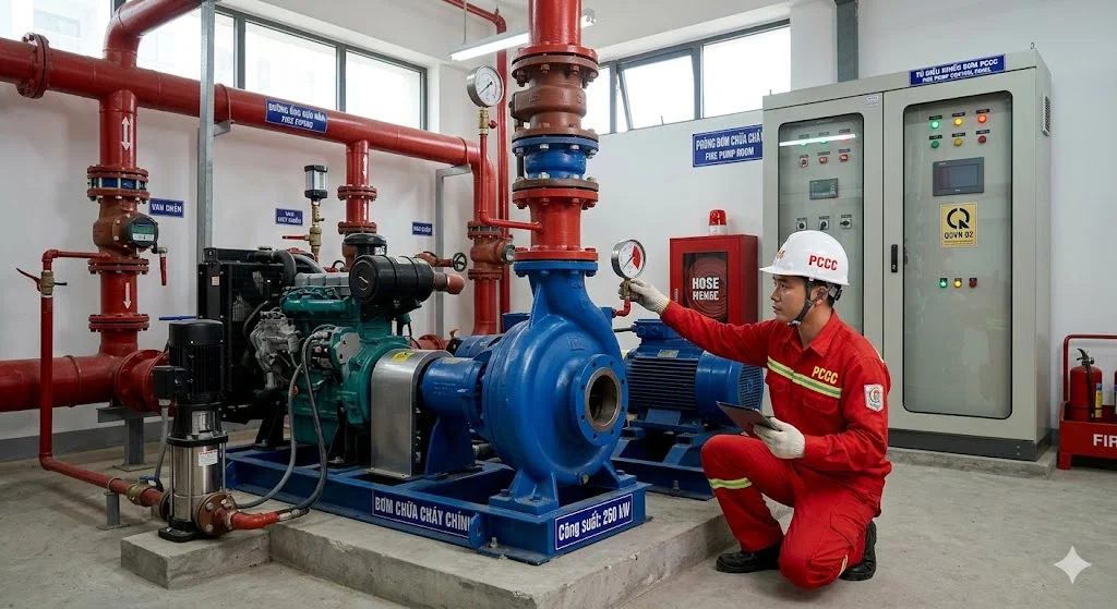 Ứng dụng của phòng bơm