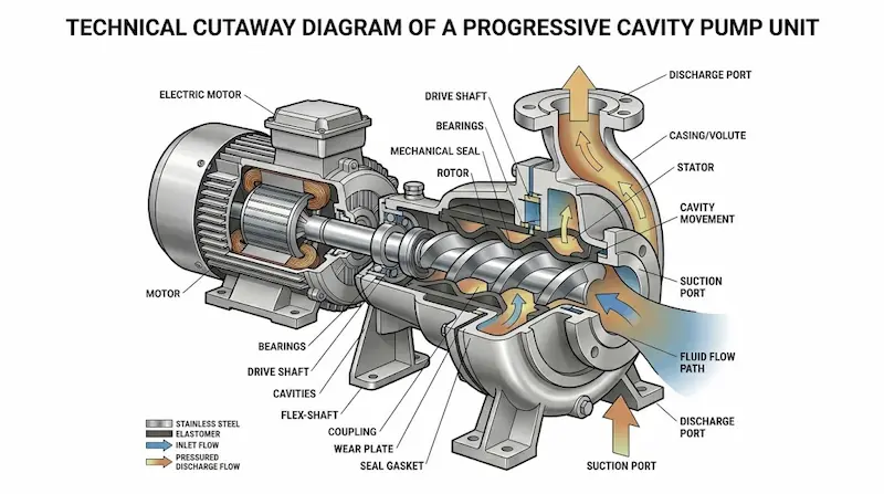 Nguyên lí hoạt động của bơm
