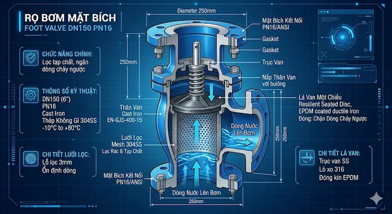 Nguyên lí hoạt động của rọ bơm