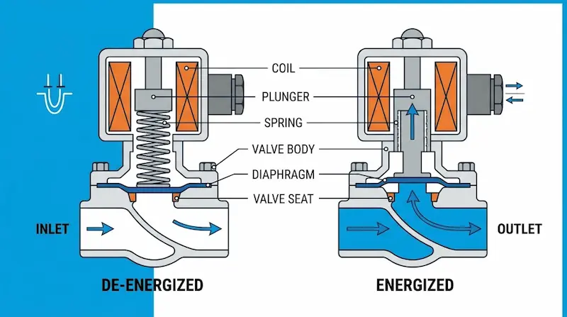 Thông số kỹ thuật van điện từ