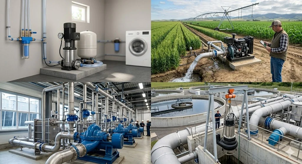 Ứng dụng của máy bơm nước