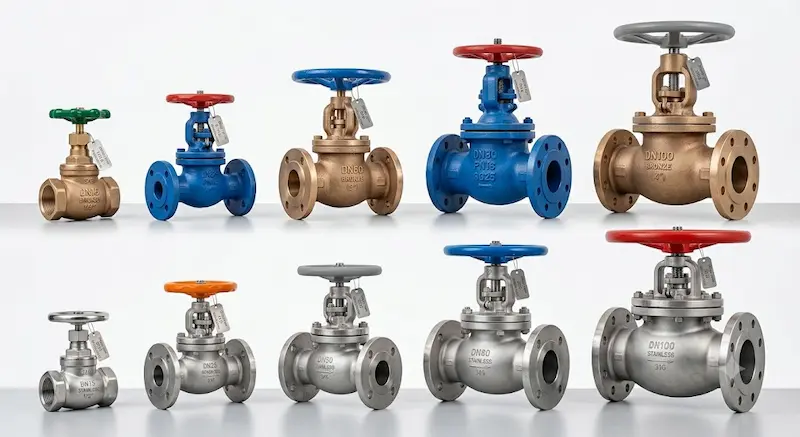 Các loại van cầu phổ biến trên thị trường