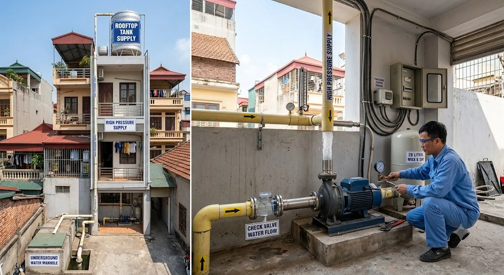 Ứng dụng thực tế của máy bơm