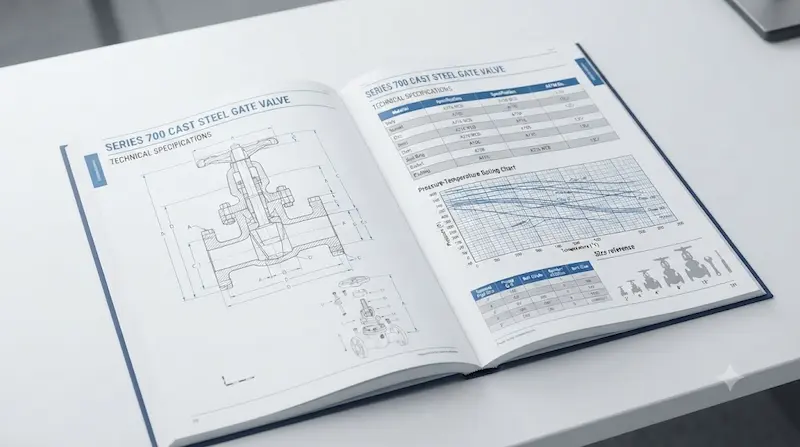 Cách đọc tài liệu thông số kỹ thuật van cổng