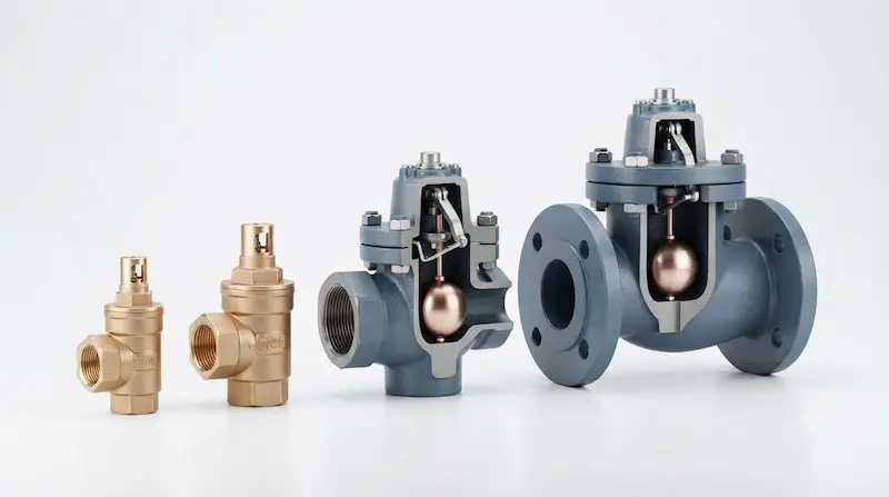 Giới thiệu chi tiết cấu tạo các loại van xả khí