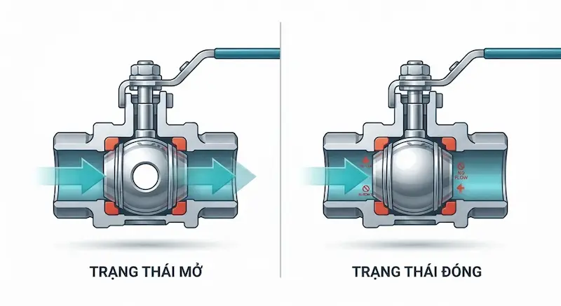 Nguyên lý hoạt động của van nước