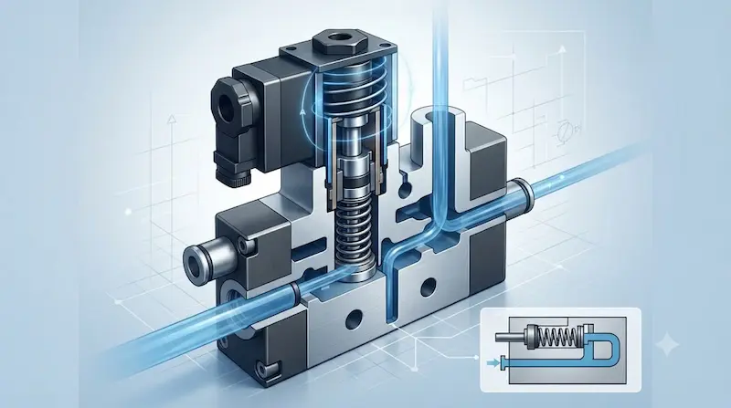 Nguyên lý hoạt động của van điện từ khí nén