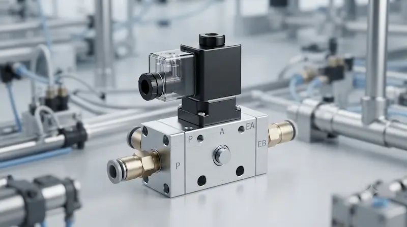 Giới thiệu chi tiết cấu tạo van điện từ khí nén