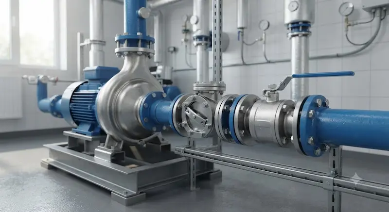 Giới thiệu chi tiết cấu tạo bên ngoài van máy bơm