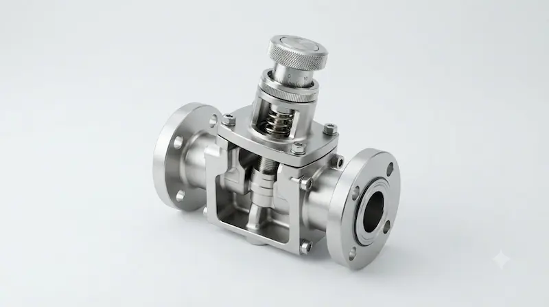 Giới thiệu chi tiết cấu tạo của van điều khiển loại trộn khí nén