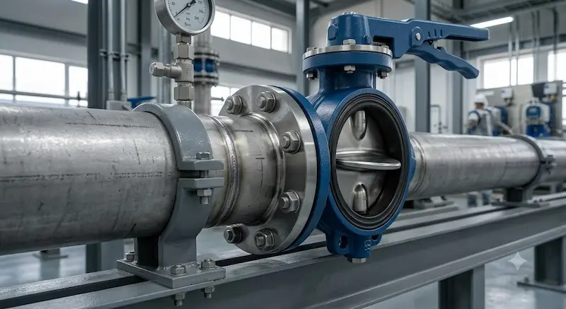 Vai trò kết nối của vật tư trong đường ống