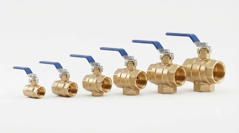 Các loại van đồng phổ biến trong thực tế