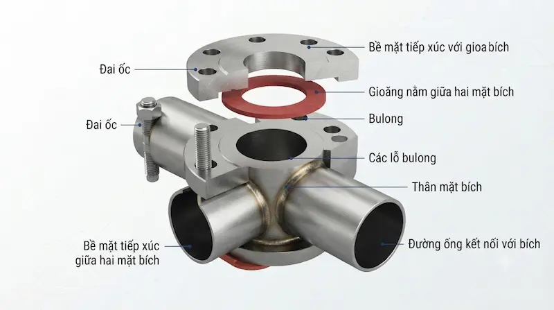 Cấu tạo và nguyên lý hoạt động của bích
