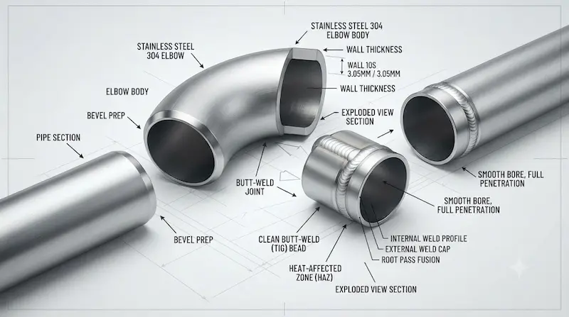 Cấu tạo và nguyên lý hoạt động của co hàn inox