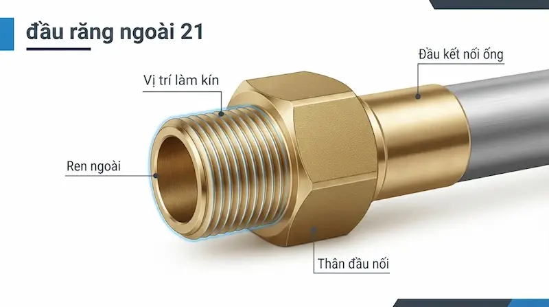 Cấu tạo và nguyên lý hoạt động của đầu răng ngoài