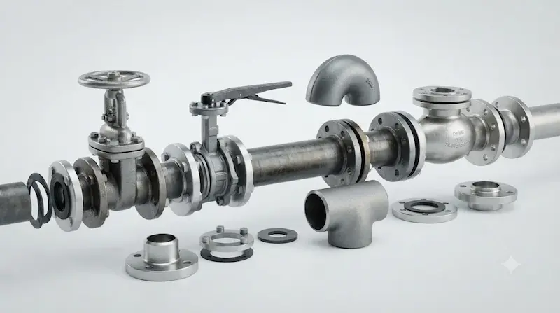 Kích thước thực tế của đường ống
