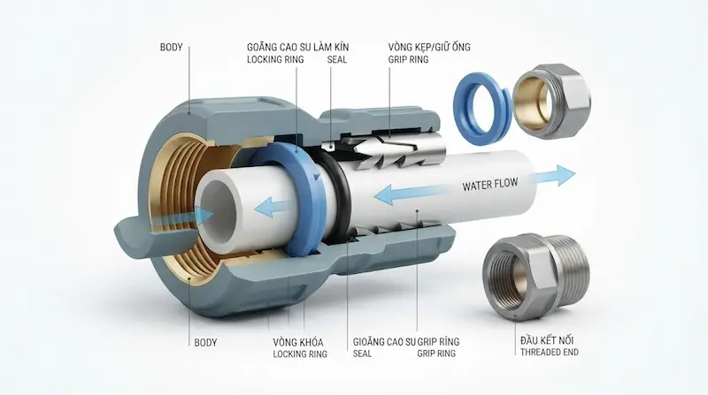 Cấu tạo và nguyên lý hoạt động của khớp nối