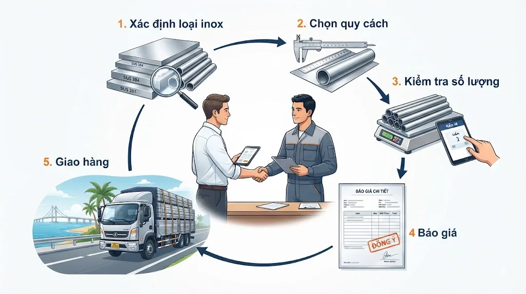Ứng dụng thực tế của inox