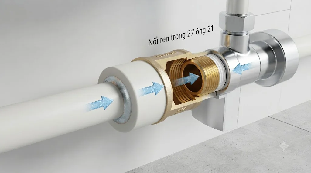 Ứng dụng thực tế của nối ren trong