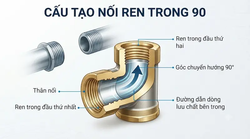 Cấu tạo và nguyên lý hoạt động của nối ren trong