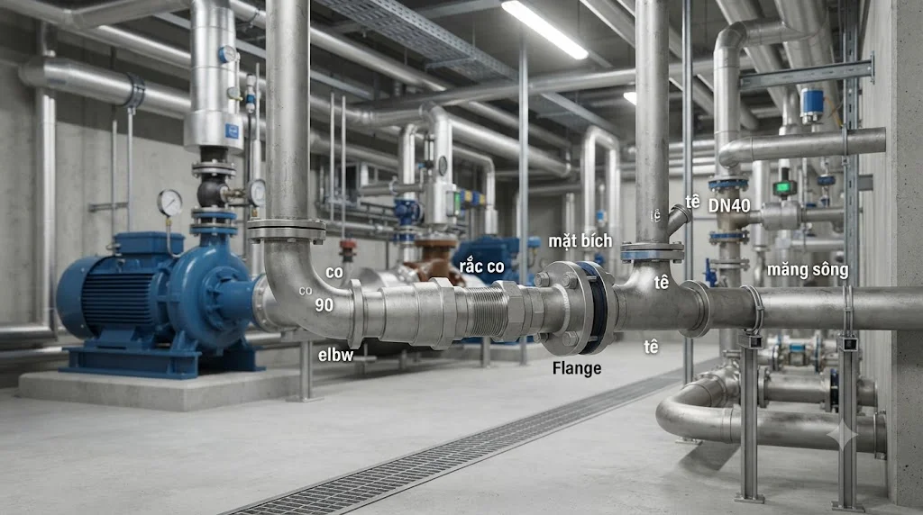 Ứng dụng thực tế của phụ kiện ống nước