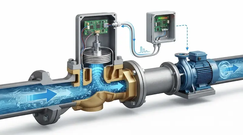 Nguyên lý hoạt động của van cảm biến