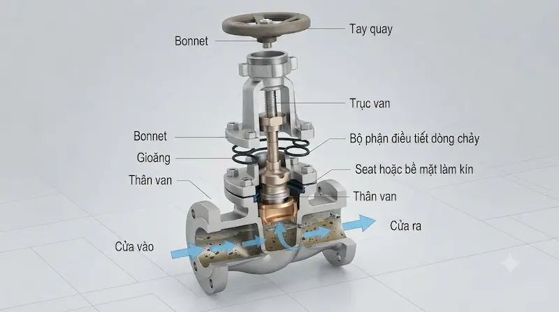 Nguyên lý hoạt động của van điều tiết