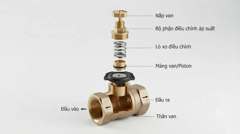 Nguyên lý hoạt động và cấu tạo của van