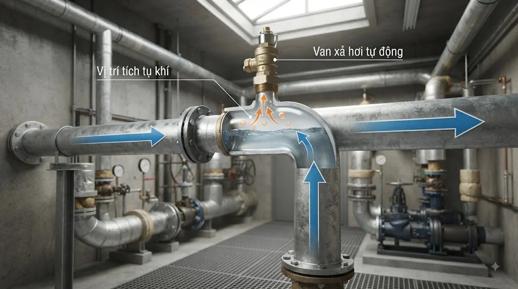 Ứng dụng thực tế của van xả hơi