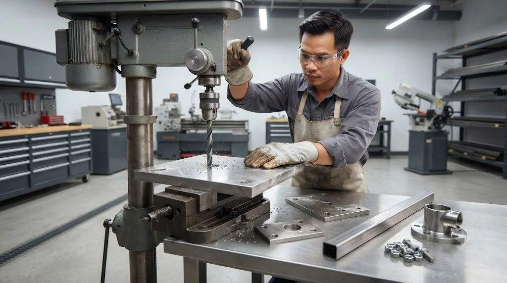 Ứng dụng thực tế của khoan inox