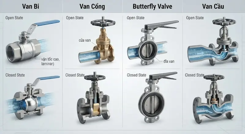 Nguyên lý hoạt động của van khóa nước