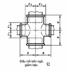 Đầu nối ống bằng gang dẻo được chế tạo ren theo ISO 7-1 - Phần 6