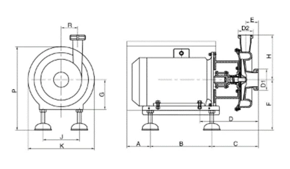 gkh-sannitary-centrifugal-pump-11kw-drawing