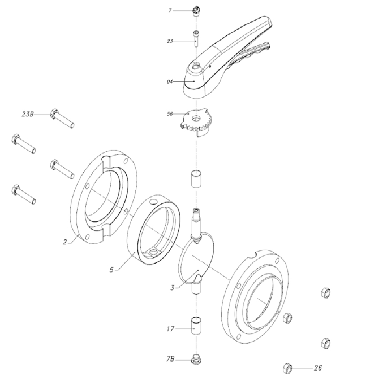 donjoy-multi-position-plastic-handle-butterfly-valve-with-316l-picture-9