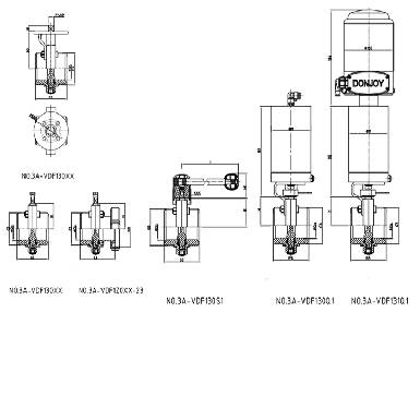 donjoy-sanitary-butterfly-valve-three-position-pulls-handle-for-pharmacy-picture-10